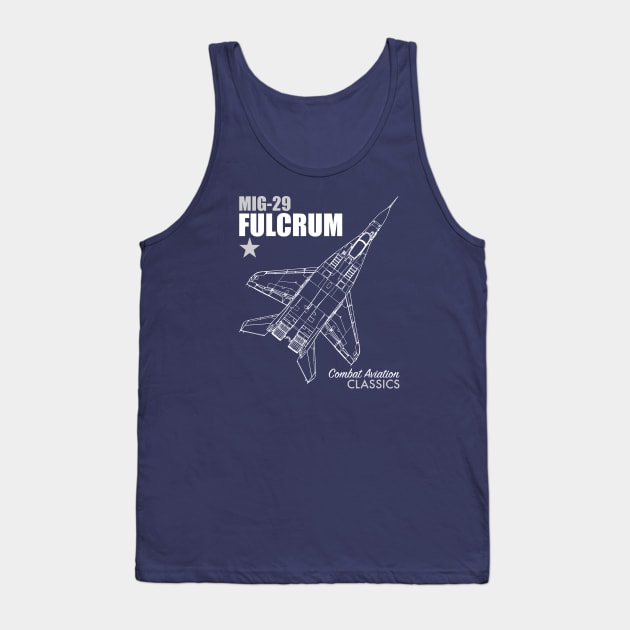 Mig-29 Fulcrum Tank Top by Firemission45